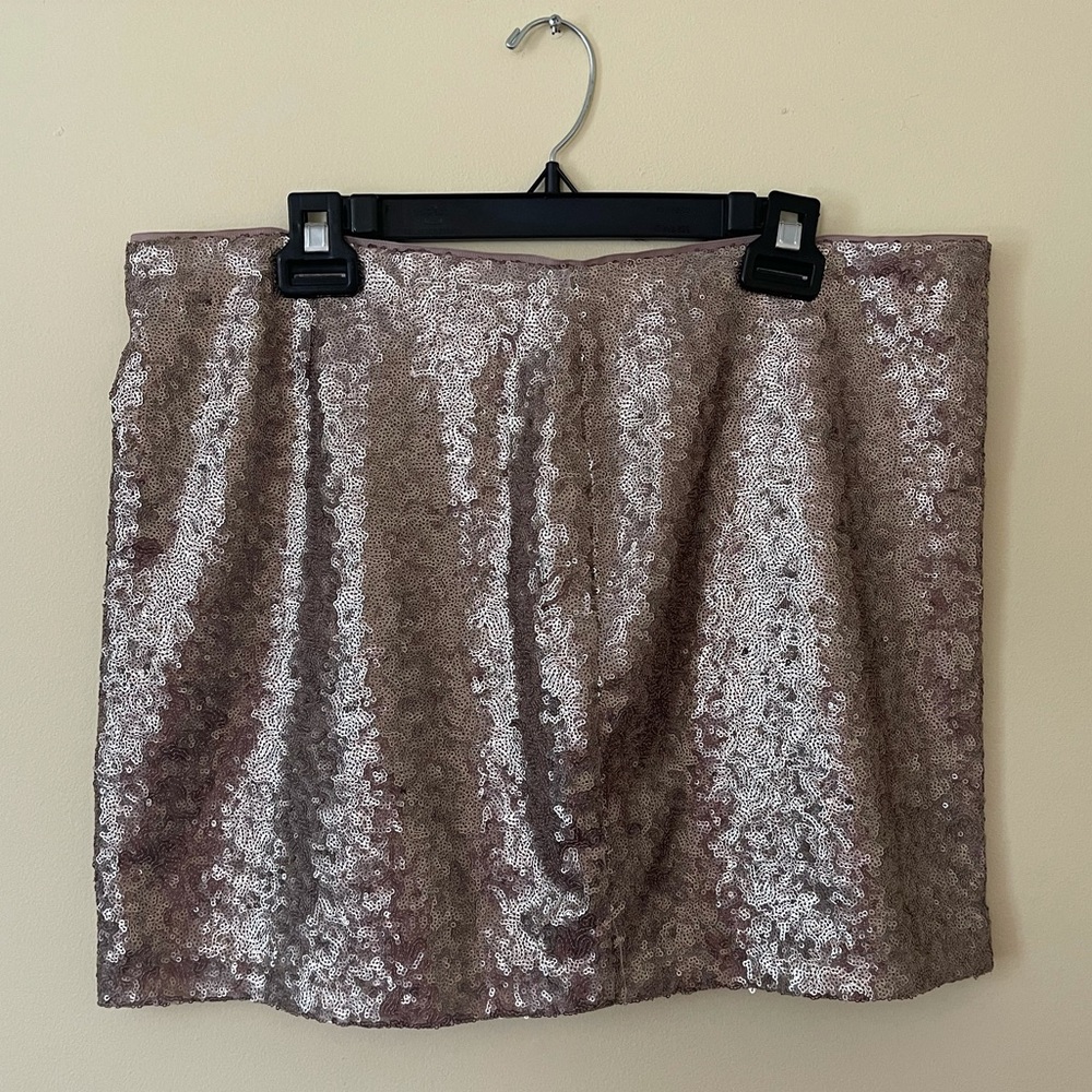 Gold Sequin Skirt